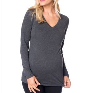 Motherhood Maternity Long Sleeve Maternity T-Shirt